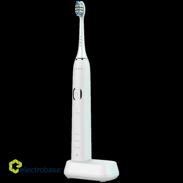 AENO Sonic Electric Toothbrush, DB3: White, 9 scenarios, with 3D touch, wireless charging, 46000rpm, 40 days without charging, IPX7