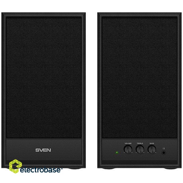 Multimedia - Speaker SVEN SPS-702 (Stereo, 40W, 40Hz-22Hz, Black Leather) фото 1