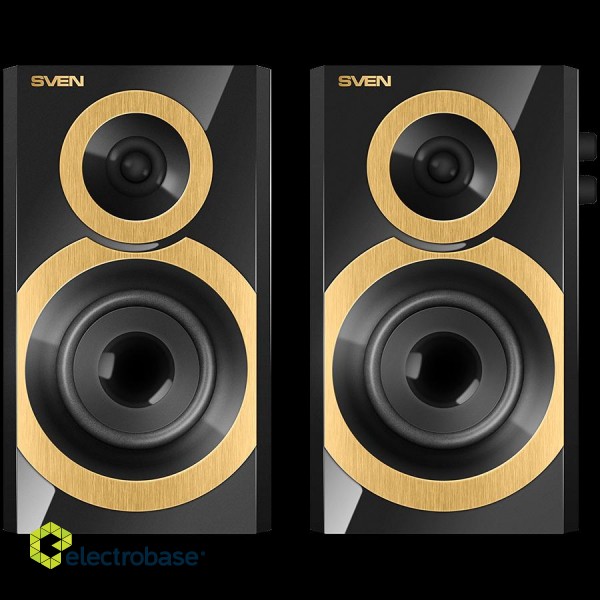 Speakers SVEN SPS-619 GOLD, black (20W)