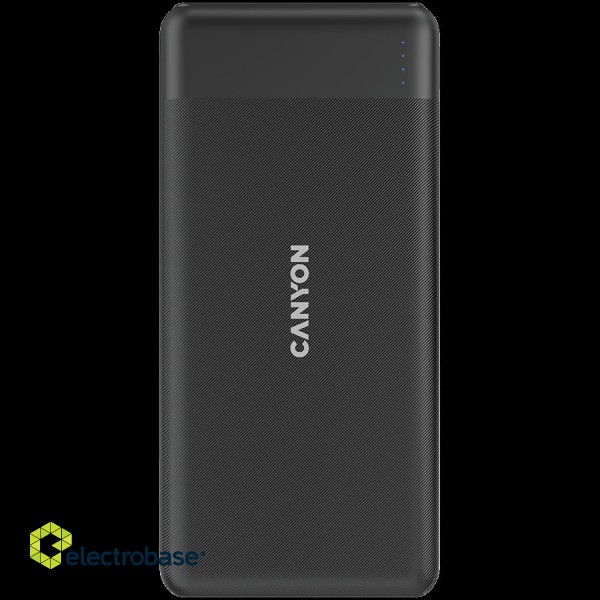 CANYON power bank PB-109 10000 mAh PD 18W QC 3.0 20W Black image 1