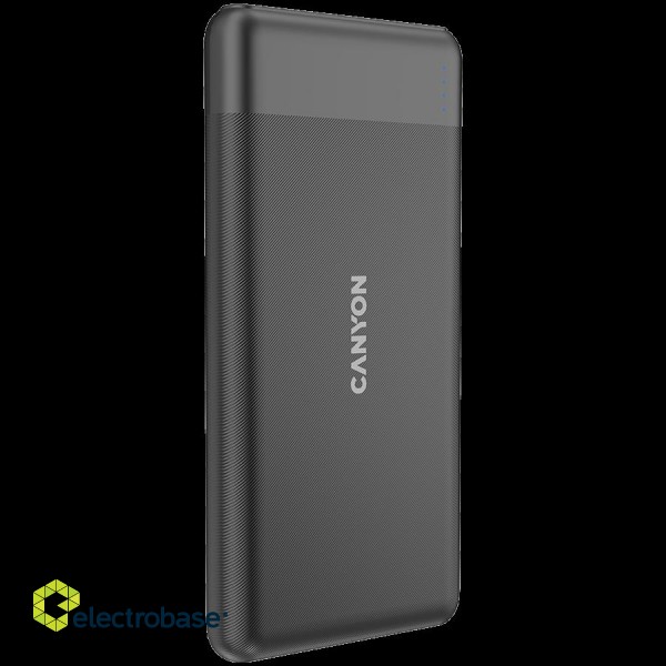 CANYON power bank PB-109 10000 mAh PD 18W QC 3.0 20W Black image 2