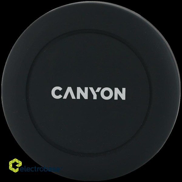 Canyon Car Holder for Smartphones,magnetic suction function ,with 2 plates(rectangle/circle), black ,44*44*40mm 0.035kg фото 1