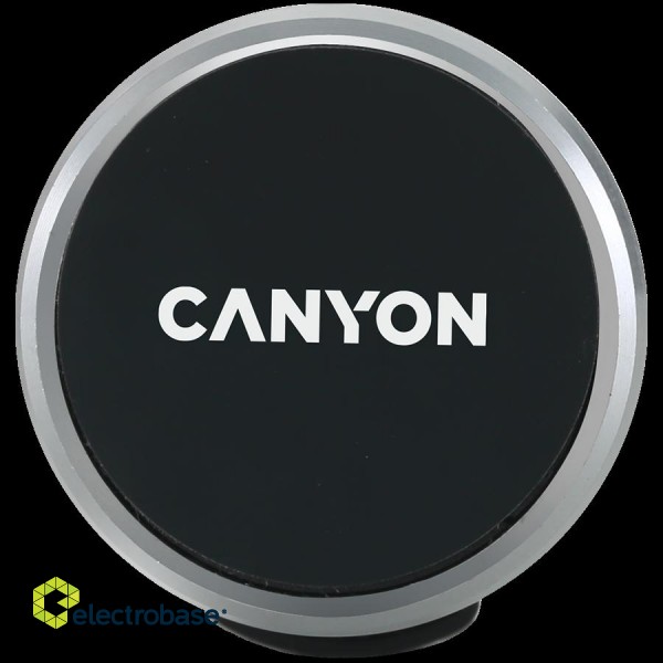 Canyon Car Holder for Smartphones,magnetic suction function ,with 2 plates(rectangle/circle), black ,40*35*50mm 0.033kg фото 1
