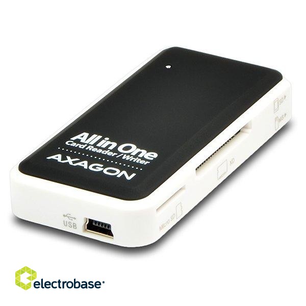 AXAGON CRE-X1 External Mini Card Reader 5-slot ALL-IN-ONE image 1