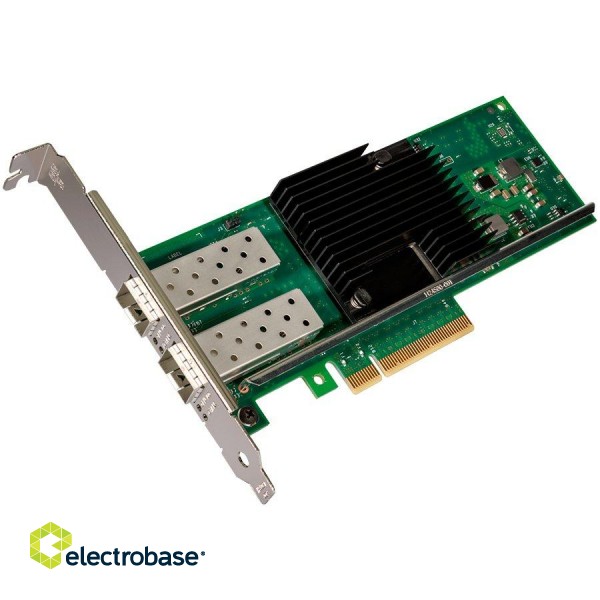 Intel Ethernet Converged Network Adapter X710-DA2, 10GbE/1GbE dual ports SFP+, PCI-E 3.0x8 (Low Profile and Full Height brackets included) bulk