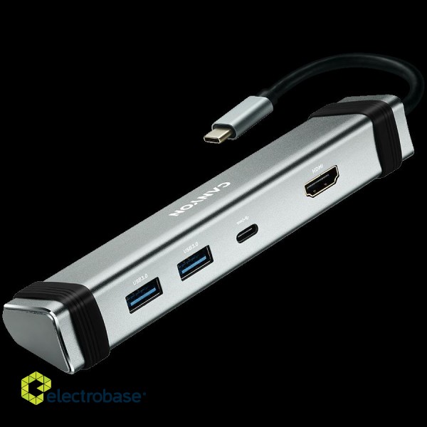 CANYON hub DS-3 4in1 USB-C Space Grey image 3