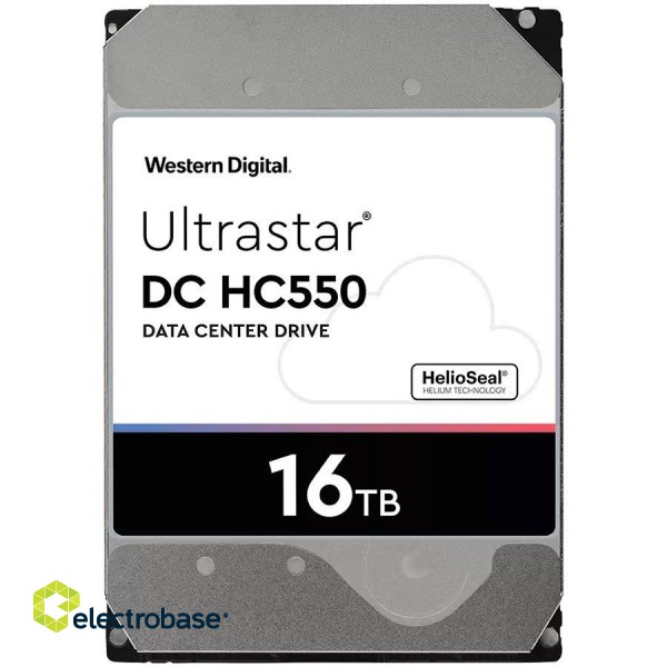 HDD Server WD/HGST ULTRASTAR DC HC550 (3.5’’, 16TB, 512MB, 7200 RPM, SATA 6Gb/s, 512N SE NP3), SKU: 0F38462