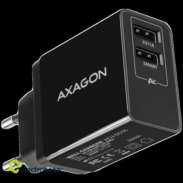 Axagon Dual wall charger 