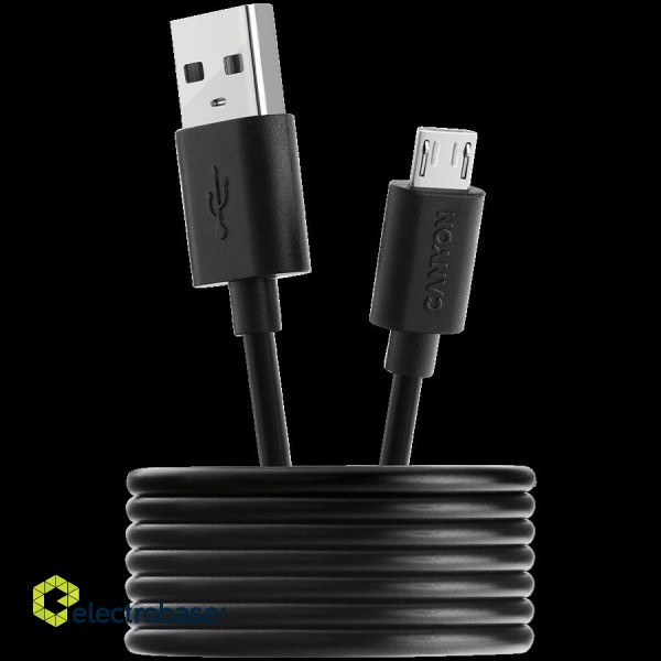 CANYON Micro USB cable, 1M, Black фото 2