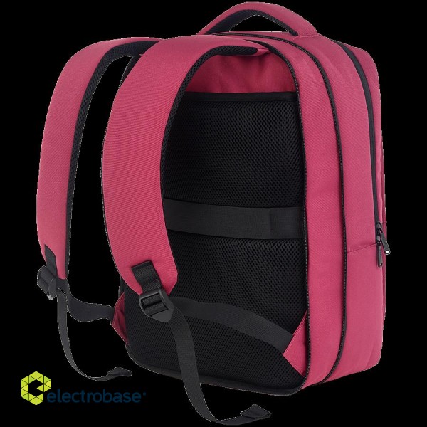 CANYON backpack BPE-5 Urban USB 15.6'' Red paveikslėlis 3