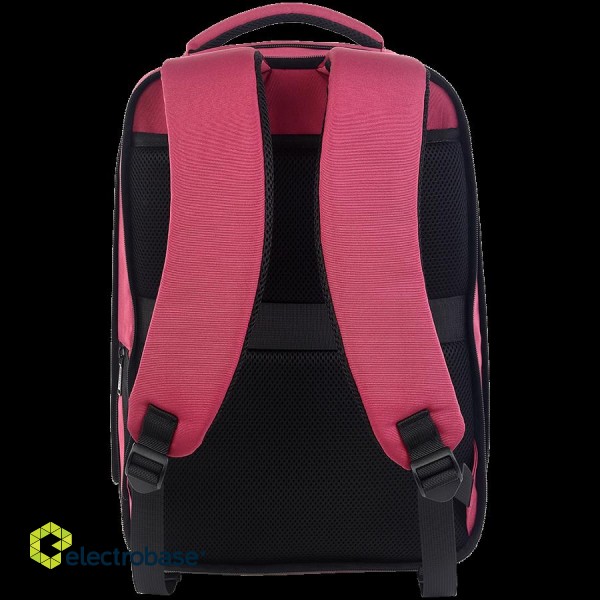 CANYON backpack BPE-5 Urban USB 15.6'' Red paveikslėlis 4