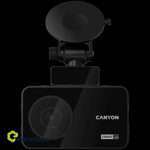 CANYON car recorder DVR10GPS FullHD 1080p Wi-Fi GPS Black image 6