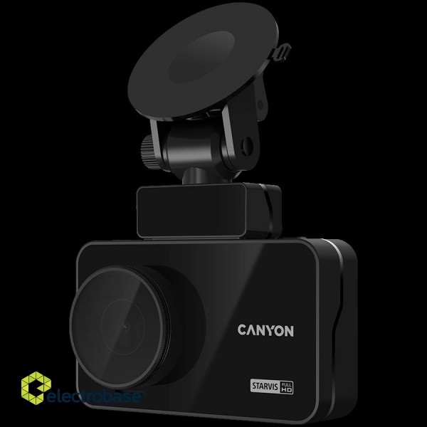 CANYON car recorder DVR10GPS FullHD 1080p Wi-Fi GPS Black image 7