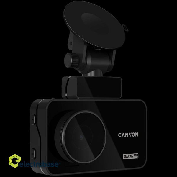CANYON car recorder DVR10GPS FullHD 1080p Wi-Fi GPS Black фото 8