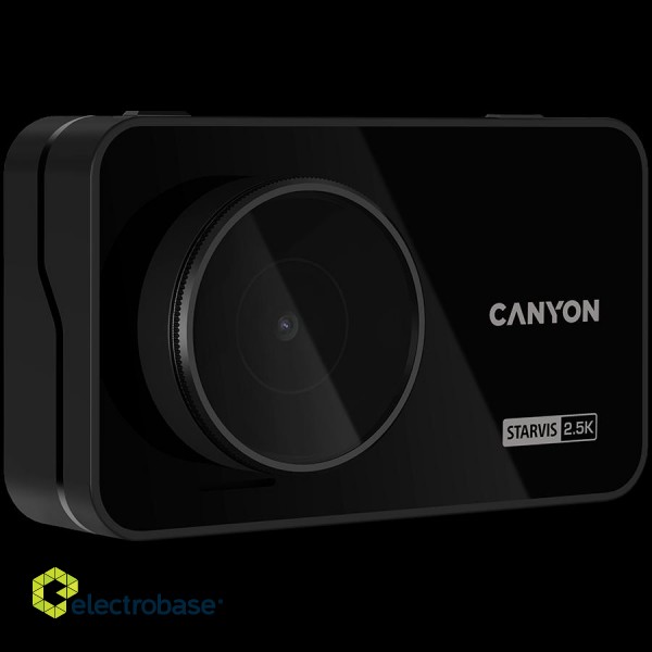 CANYON car recorder DVR25GPS WQHD 2.5K 1440p Wi-Fi GPS Black image 3