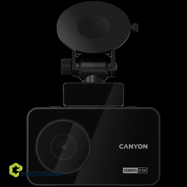 CANYON car recorder DVR25GPS WQHD 2.5K 1440p Wi-Fi GPS Black image 6