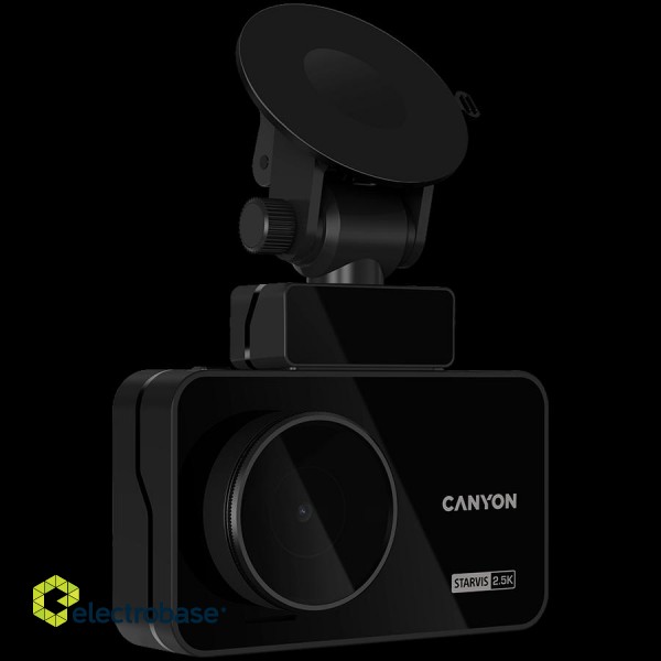 CANYON car recorder DVR25GPS WQHD 2.5K 1440p Wi-Fi GPS Black image 8