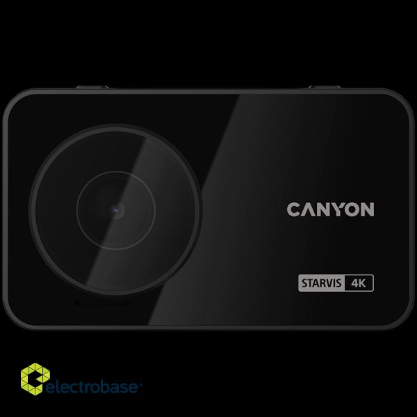 CANYON car recorder DVR40GPS UltraHD 2160p Wi-Fi GPS Black image 1