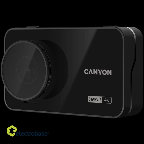 CANYON car recorder DVR40GPS UltraHD 2160p Wi-Fi GPS Black image 2