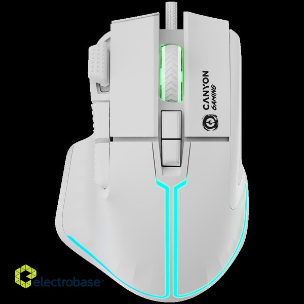 CANYON mouse Fortnax GM-636 RGB 9buttons Wired White фото 1