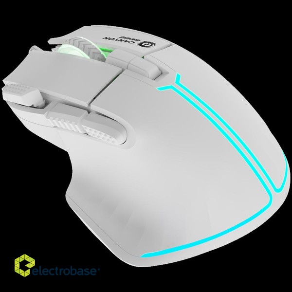 CANYON mouse Fortnax GM-636 RGB 9buttons Wired White фото 2