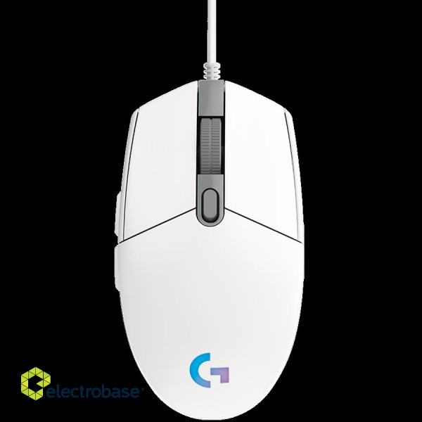 LOGITECH G102 LIGHTSYNC Corded Gaming Mouse - WHITE - USB - EER image 1