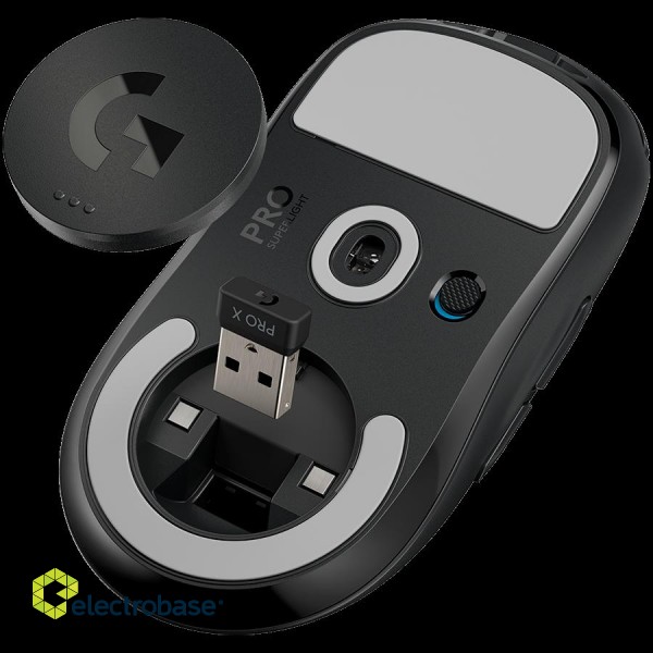LOGITECH G PRO X SUPERLIGHT Wireless Gaming Mouse - BLACK - EER2 фото 6