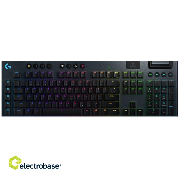 LOGITECH G915 LIGHTSPEED Wireless Mechanical Gaming Keyboard - CARBON - NORDIC - TACTILE image 1