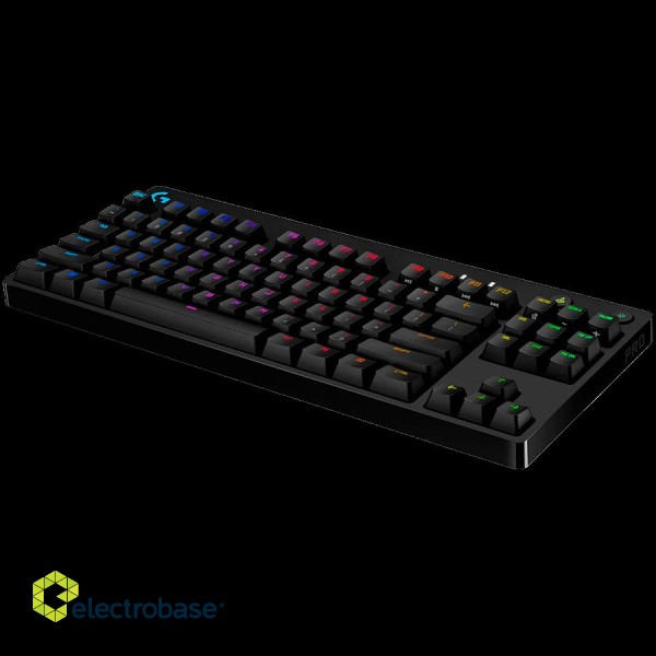 LOGITECH G PRO TKL Corded Mechanical Gaming Keyboard - BLACK - US INT'L - USB - CLICKY image 3