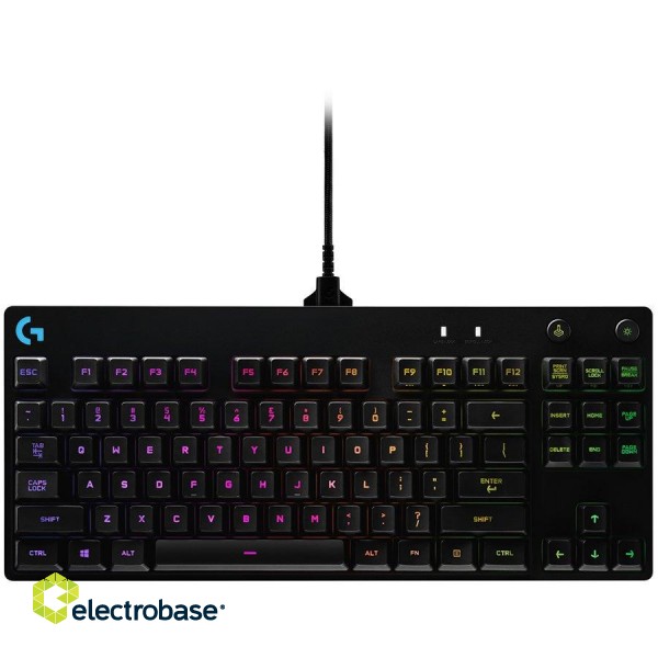 LOGITECH G PRO TKL Corded Mechanical Gaming Keyboard - BLACK - NORDIC - USB - CLICKY image 1