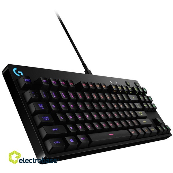 LOGITECH G PRO TKL Corded Mechanical Gaming Keyboard - BLACK - NORDIC - USB - CLICKY image 3
