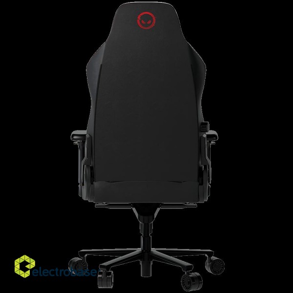 LORGAR Embrace 533, Gaming chair, PU eco-leather, 1.8 mm metal frame, multiblock mechanism, 4D armrests, 5 Star aluminium base, Class-4 gas lift, 75mm PU casters, Black image 5