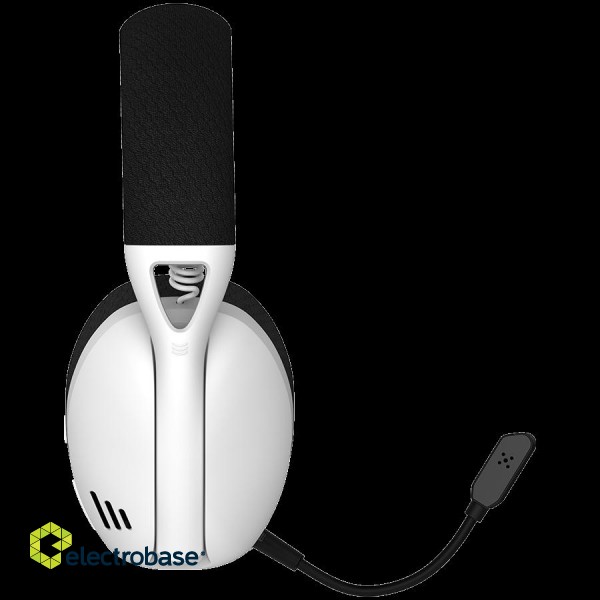 CANYON Ego GH-13, Gaming BT headset, +virtual 7.1 support in 2.4G mode, with chipset BK3288X, BT version 5.2, cable 1.8M, size: 198x184x79mm, White image 5