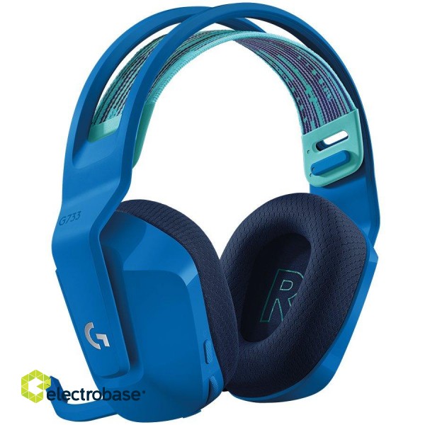 LOGITECH G733 LIGHTSPEED Wireless RGB Gaming Headset - BLUE paveikslėlis 3