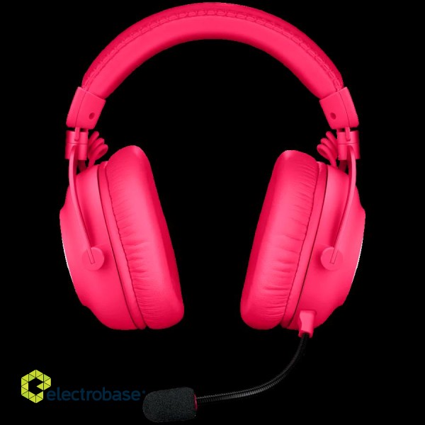 LOGITECH G PRO X2 LIGHTSPEED Wireless Gaming Headset - Blue Mic - MAGENTA фото 1