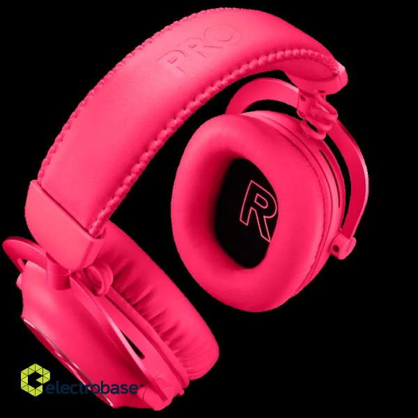 LOGITECH G PRO X2 LIGHTSPEED Wireless Gaming Headset - Blue Mic - MAGENTA image 4