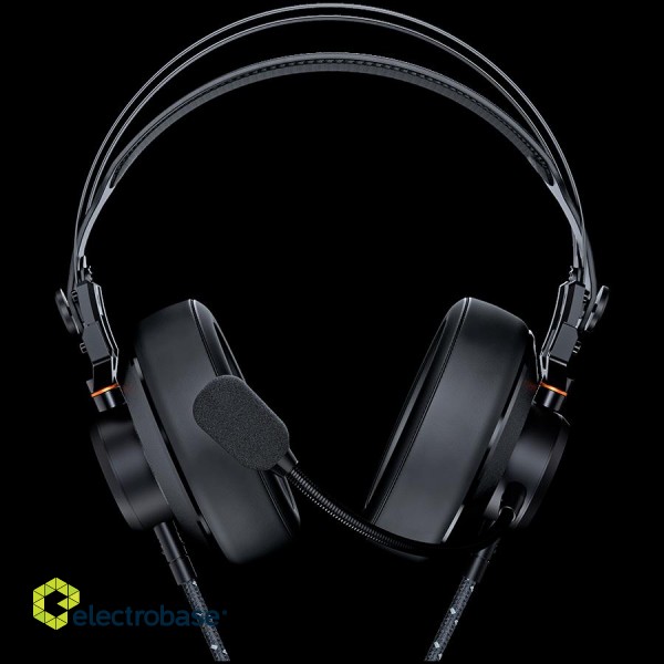 Cougar I VM410 I 3H550P53B.0002 I Headset I 53mm Driver / 9.7mm noise cancelling Mic. / Stereo 3.5mm 4-pole and 3-pole PC adapter / Suspended Headband / Black image 2