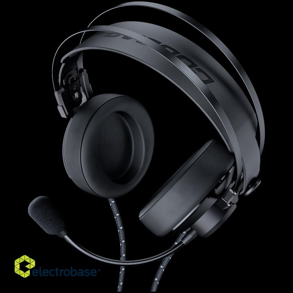 Cougar I VM410 I 3H550P53B.0002 I Headset I 53mm Driver / 9.7mm noise cancelling Mic. / Stereo 3.5mm 4-pole and 3-pole PC adapter / Suspended Headband / Black image 4