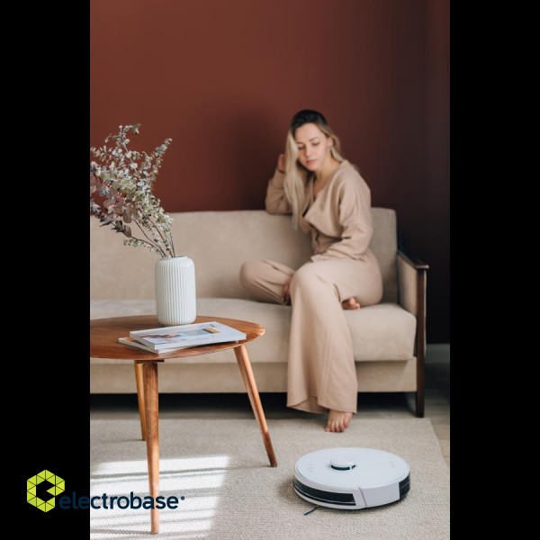 AENO Robot Vacuum Cleaner RC2S: wet & dry cleaning, smart control AENO App, powerful Japanese Nidec motor, turbo mode image 4