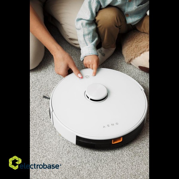 AENO Robot Vacuum Cleaner RC2S: wet & dry cleaning, smart control AENO App, powerful Japanese Nidec motor, turbo mode image 5
