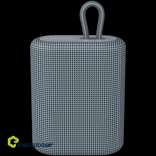 CANYON BSP-4, Bluetooth Speaker, BT V5.0, BLUETRUM AB5365A, TF card support, Type-C USB port, 1200mAh polymer battery, Dark grey, cable length 0.42m, 114*93*51mm, 0.29kg image 1