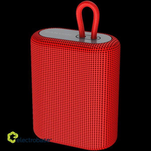 CANYON speaker BSP-4 5W Red paveikslėlis 2