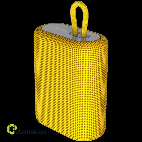 CANYON BSP-4, Bluetooth Speaker, BT V5.0, BLUETRUM AB5365A, TF card support, Type-C USB port, 1200mAh polymer battery, Yellow, cable length 0.42m, 114*93*51mm, 0.29kg image 2