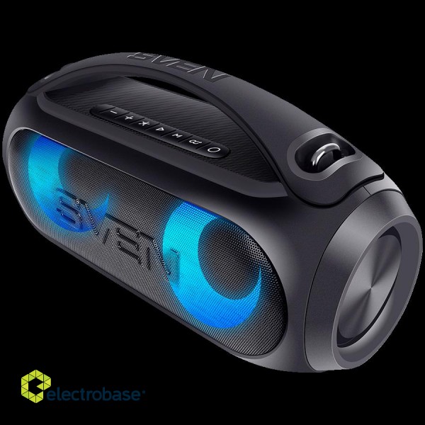 Speaker SVEN PS-380, black (40W, Waterproof (IPx5), TWS, Bluetooth, FM, USB, 3000mA*h) фото 1