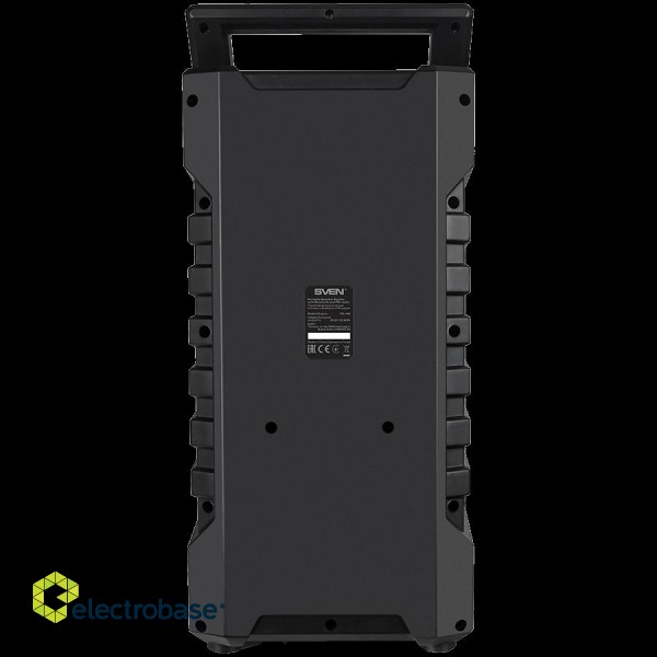 Speaker SVEN PS-440, black (20W, TWS, Bluetooth, FM, USB, microSD, LED-display, RC, 2000mA*h) image 2