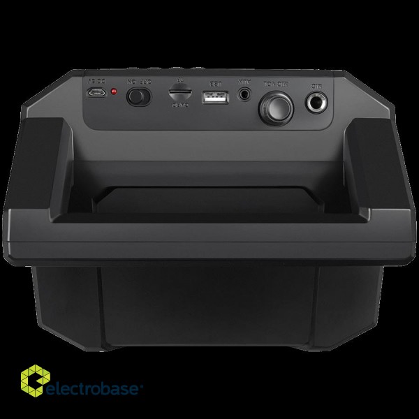 Speaker SVEN PS-440, black (20W, TWS, Bluetooth, FM, USB, microSD, LED-display, RC, 2000mA*h) image 3