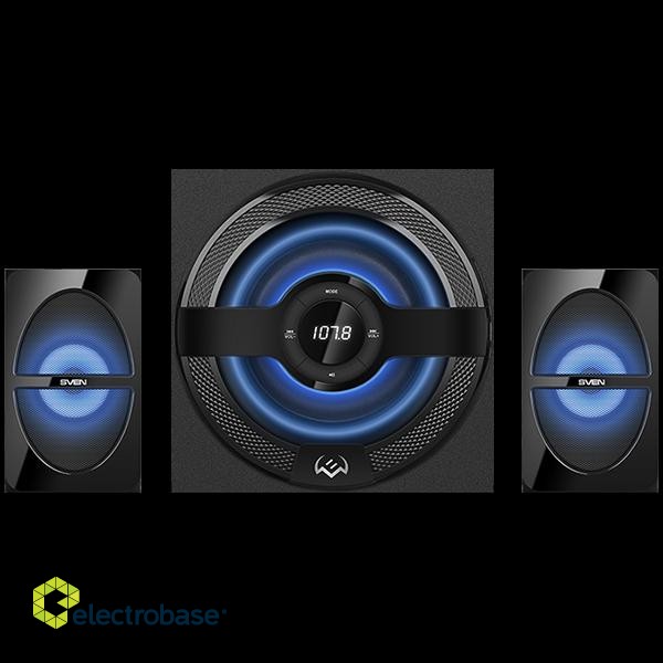 Speakers SVEN MS-2085, black (60W, FM, USB/SD, Display, RC, Bluetooth)