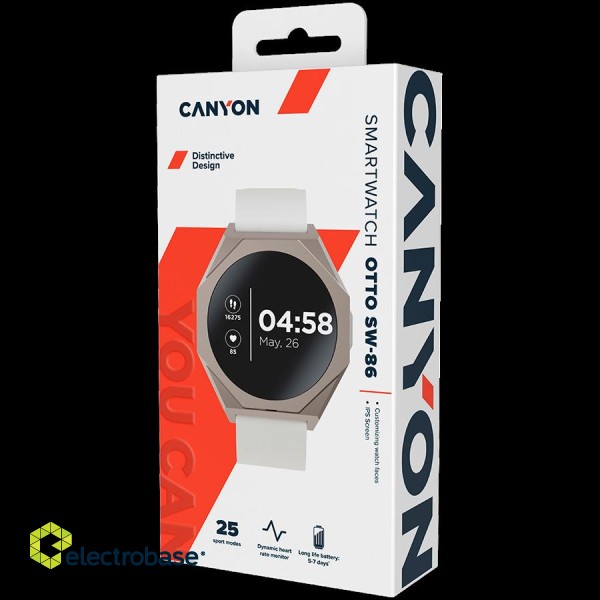 CANYON smart watch Otto SW-86 Silver image 7