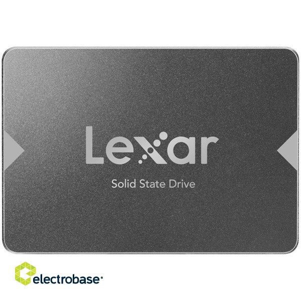 Lexar® 480GB NQ100 2.5” SATA (6Gb/s) Solid-State Drive, up to 560MB/s Read and 480 MB/s write, EAN: 843367122707 фото 1