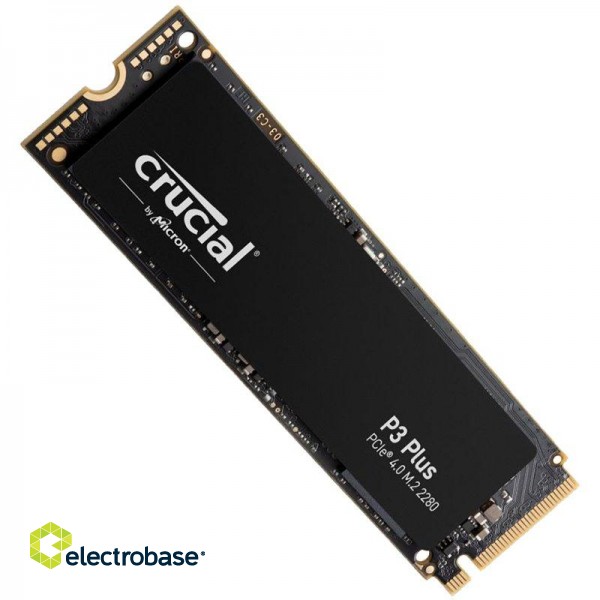 Crucial® P3 Plus 1000GB 3D NAND NVMe™ PCIe® M.2 SSD, EAN: 649528918833